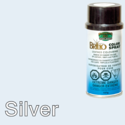 Silver Brillo Aerosol 150ml Vinyl Dye Plastic Paint