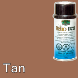 Tan Brillo Aerosol 150ml Vinyl Dye Plastic Paint