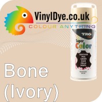 TRG Bone (Ivory) Vinyl Dye Plastic Paint Aerosol 150ml 351