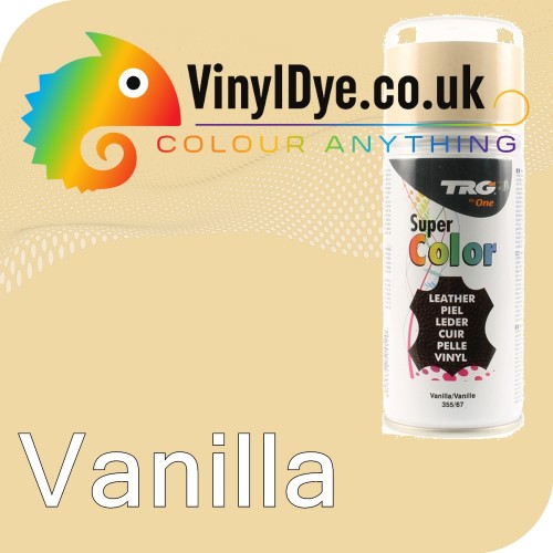 TRG Vanilla Vinyl Dye Plastic Paint Aerosol 150ml 355