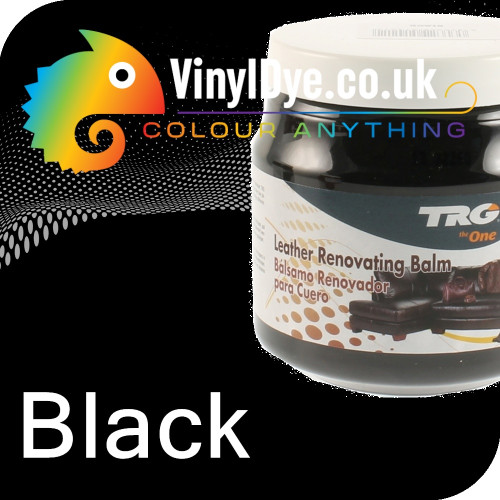TRG Black leather dye restore and repair food Black 300ml 118
