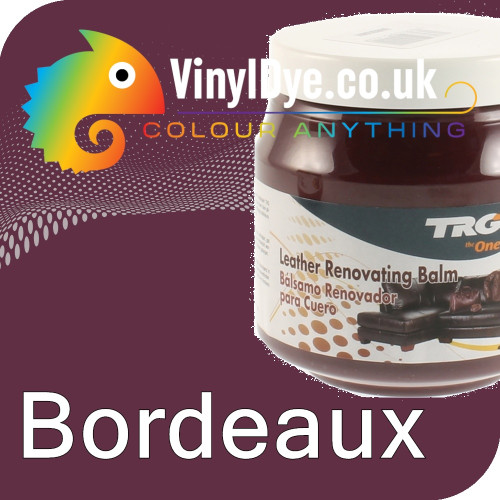 TRG leather dye restore and repair food Bordeaux 300ml