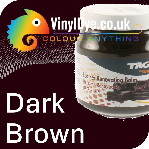 TRG leather dye restore and repair food Dark Brown 300ml