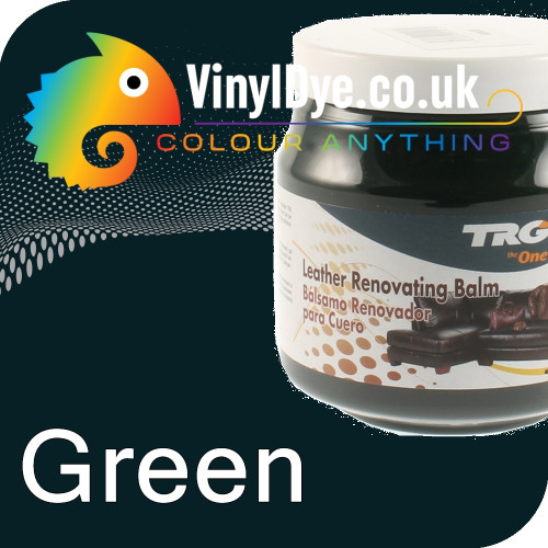 TRG leather dye restore and repair food Green 300ml