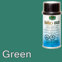 Green Brillo Aerosol 150ml Vinyl Dye Plastic Paint