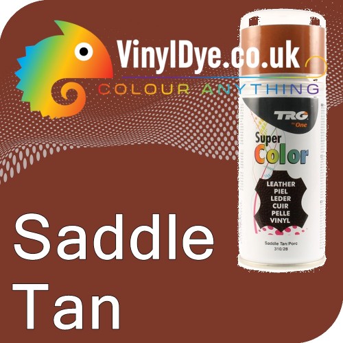TRG Saddle Tan Vinyl Dye Plastic Paint Aerosol 150ml 310